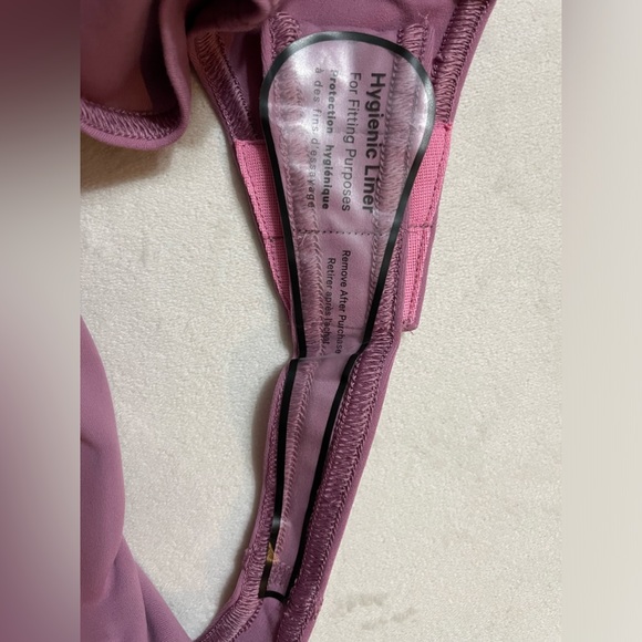 NWT Lululemon Thong Align Bodysuit Removable Bra Pads Velvet Dust Size 10 - Picture 10 of 11